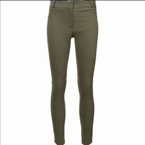 Veronica Beard Olive Skinny Pants